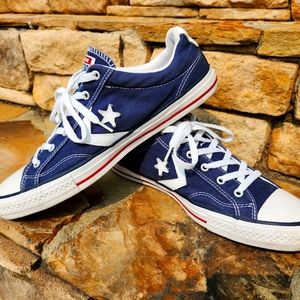 Converse All Star, Size 10, Blue/White